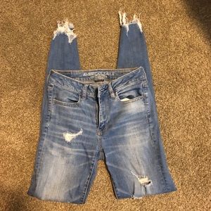 American Eagle Skinny Hi Rise Super Stretch Jeans